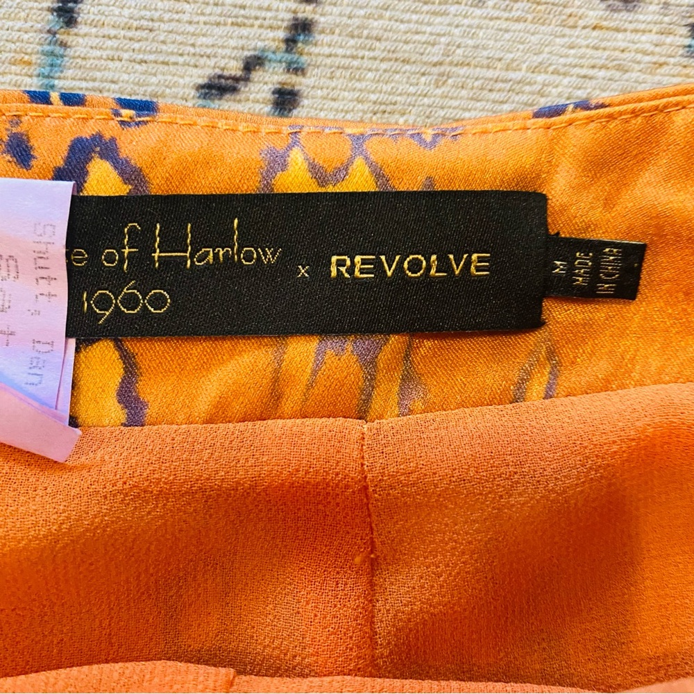 House of Harlow 1960 X REVOLVE Sheila Skirt Tie Dye Multi Print Mini Skirt sz M - Picture 9 of 10